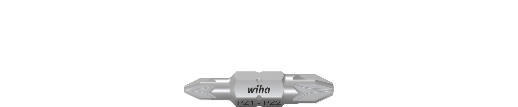 Zestaw podwójnych bitów Pozidriv (PZ1/PZ2) 10-cz. wraz z kasetą / WIHA 43863 1
