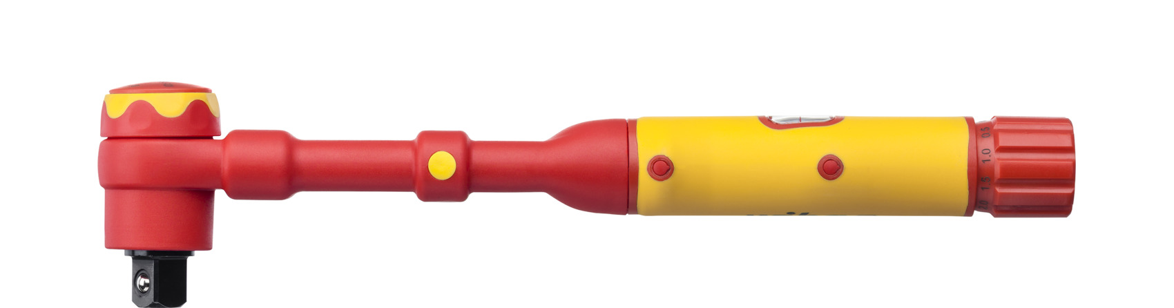 Klucz dynamometryczny electric 3/8" dla kluczy nasadowych, regulacja momentu dokręcania / WIHA 44163 1