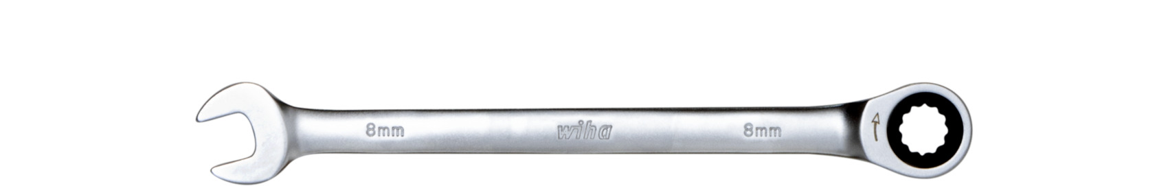 Klucz płasko-oczkowy z grzechotką 8 mm x 8 mm / WIHA 44638 1
