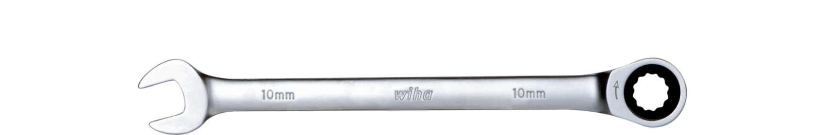 Klucz płasko-oczkowy z grzechotką 10 mm x 10 mm / WIHA 44640 1