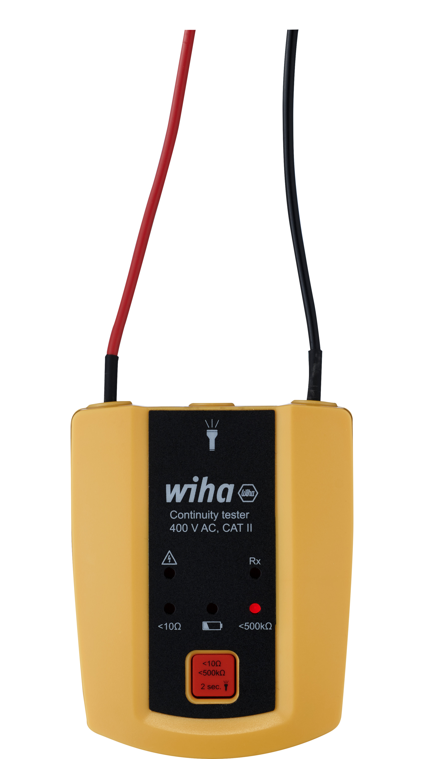Tester ciągłości obwodu do 400 V AC, CAT II w zestawie 2 baterie AAA / WIHA 45222 1