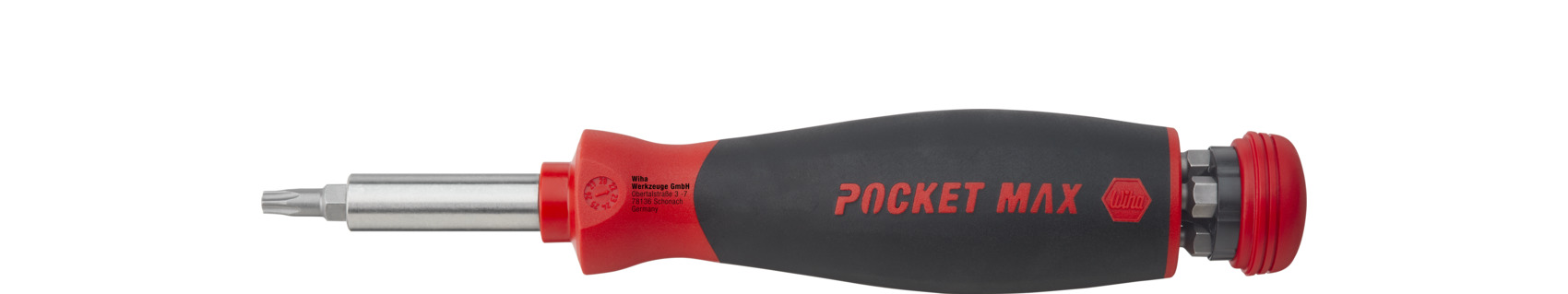 Wkrętak z magazynkiem bitów PocketMax® magnetyczny mieszany z 8 bitami, 1/4" / WIHA 45292 1