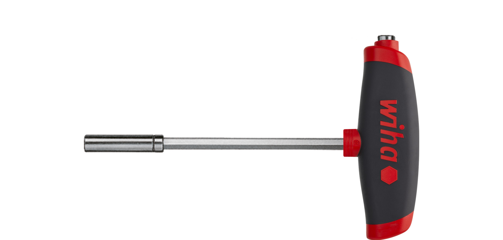 Klucz trzpieniowy z rękojeścią T ComfortGrip i dwoma uchwytami bita 1/4" magnetyczny 150 mm / WIHA 45453 1