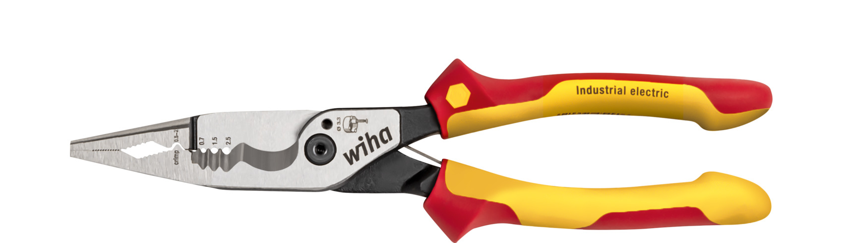 Szczypce uniwersalne 8w1 Industrial electric ze sprężyną rozwierającą z możliwością włączania i wyłączania /... 1