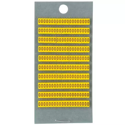 3800 Oznacznik kablowy "0" / 1 opk. / 200 sztuk 1