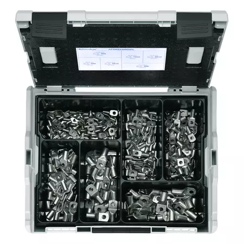 LBOXX3R8SET Zestaw końcówek CU 16-95 mm2 / 220 szt. / KLAUKE 1