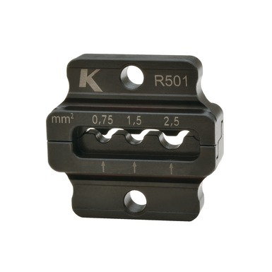 R501 Matryca do końcówek i złączek Cu 0,75-2,5 mm2 / KLAUKE 1
