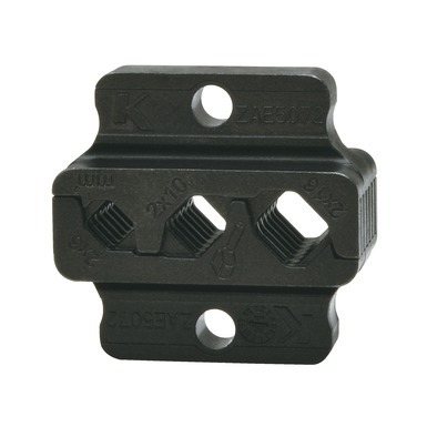 ZAE5072 Matryca do tulejek podwójnych 2x6-16 mm2 / KLAUKE 1