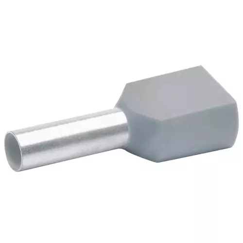 87412 Tulejka izolowana podwójna 2x4mm2 / 12mm / 100szt. 1