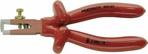 Abisolierzange 160 mm - verchromt, vollisoliert 1