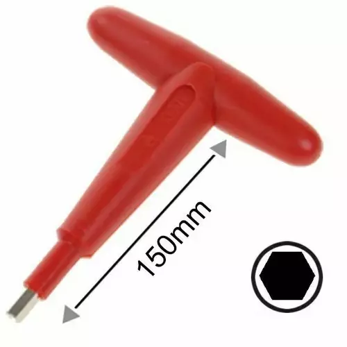 Klucz izolowany imbusowy typu T, 5mm x 150mm / 235150 1