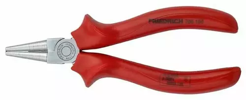Rundzange 160 mm - verchromt, Comfort Grip rot 1
