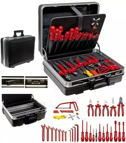 VDE-Hartschalen-Servicekoffer "Standard", 32-tlg 1