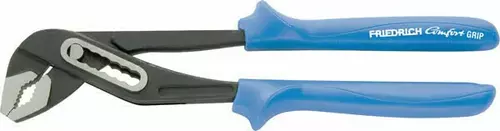 Wasserpumpenzange 250 mm - Kopf poliert, Comfort Grip blau 1